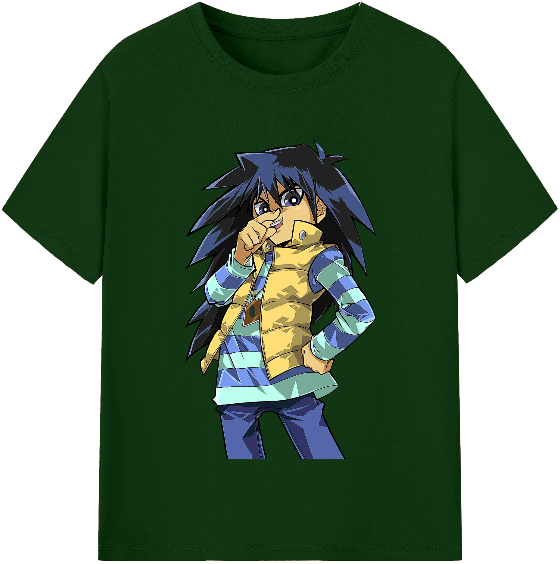 （画像用） 遊☆戯☆王 Yu-Gi-Oh! 綿100％半袖Tシャツ（フロントプリント）